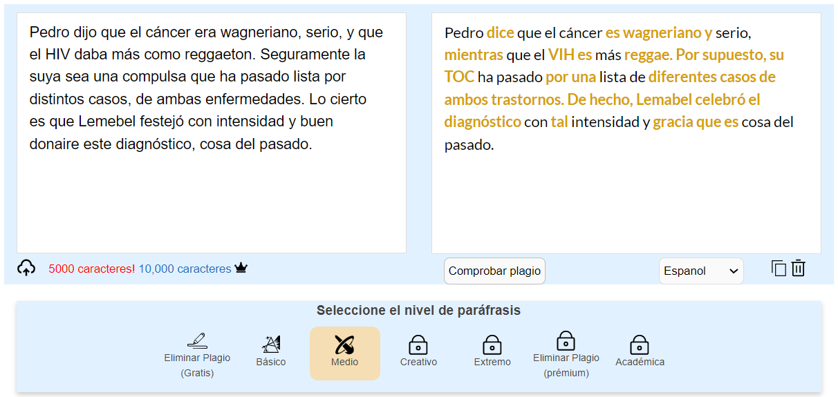 herramienta de reescritura