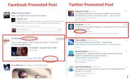 Ejemplos de in-feed ads Ejemplos de in-feed ads