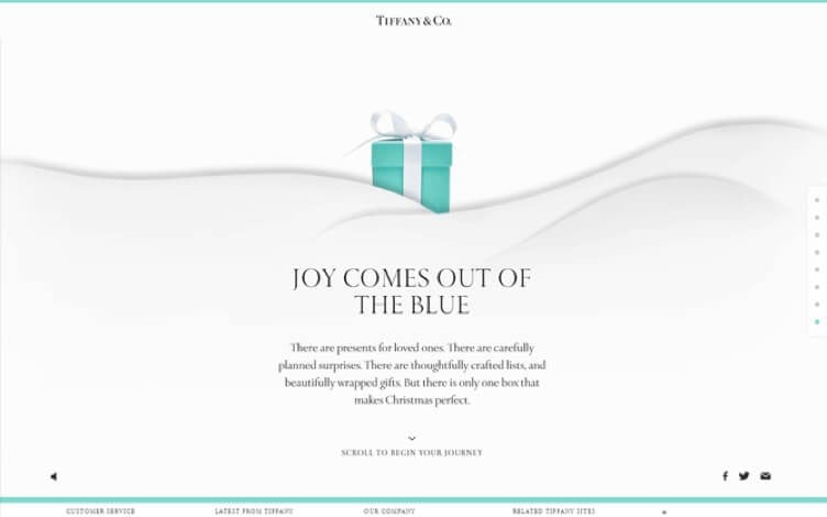 Home page de Tiffany Home page de Tiffany