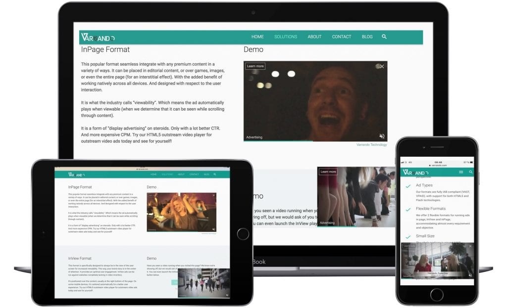 Ejemplo de Native Outstream Video Ejemplo de Native Outstream Video