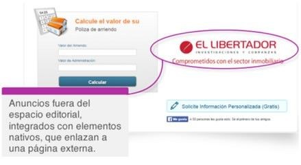 tipos de publididad nativa