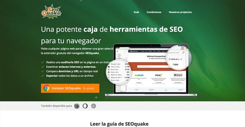 Seo Quake: Una de las herramientas para SEO gratis