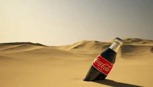 Anuncio Coca Cola en el desierto
