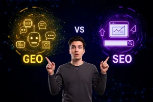Lee más sobre el artículo GEO vs. SEO: aprende a atraer a clientes potenciales hacia tu marca