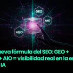 Fórmula SEO 2025: GEO + AEO + AIO | WeAreContent